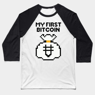 My First Bitcoin - Alex 2 Baseball T-Shirt